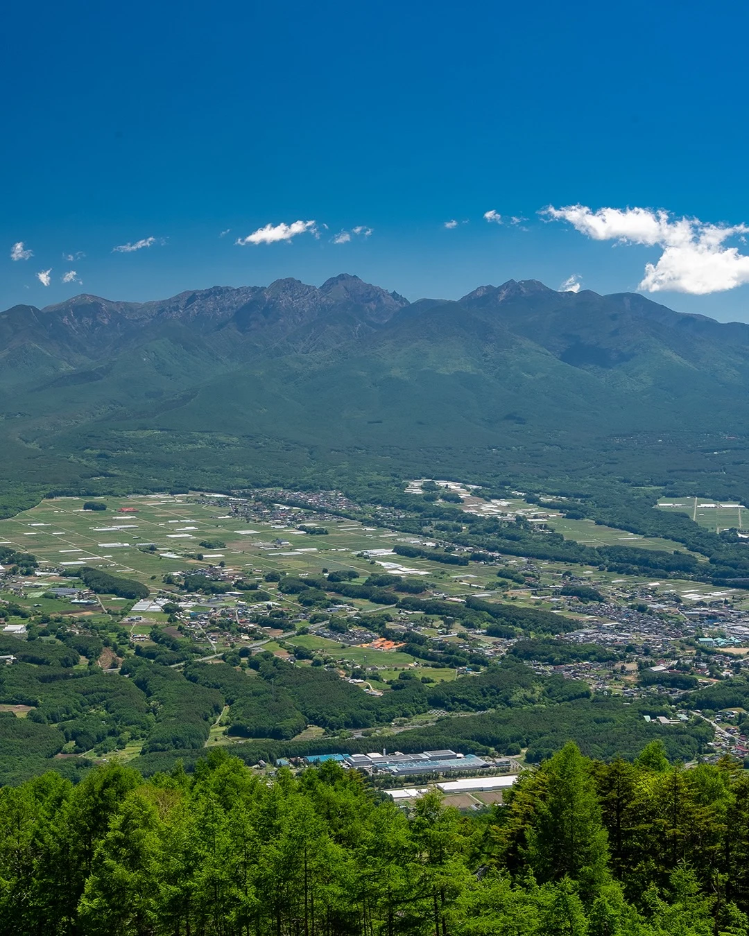 富士見パノラマリゾートから見た八ヶ岳