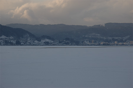 2013年1月17日の諏訪湖